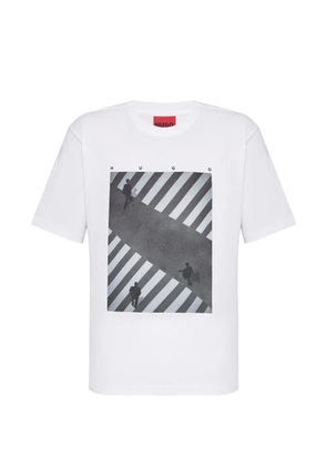 HUGO graphic-print T-shirt - White