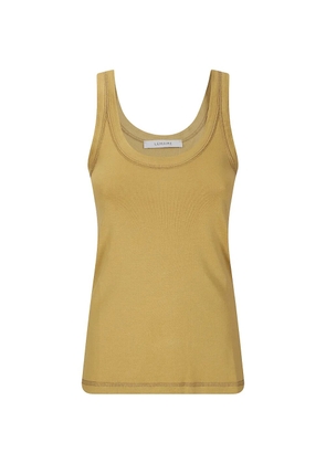 LEMAIRE ribbed tank top - Yellow