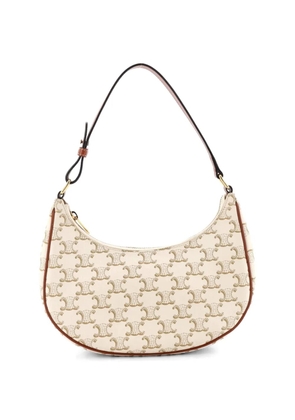 Celine Pre-Owned Ava Bag Triomphe Coated Canvas hobo bag - Brown