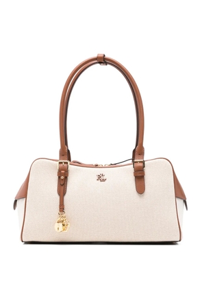 Lauren Ralph Lauren buckle charm tote bag - Neutrals