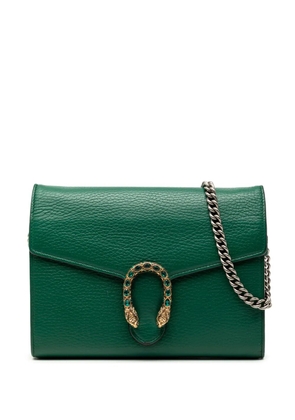 Gucci Pre-Owned 2016-2025 Leather Dionysus Wallet on Chain crossbody bag - Green