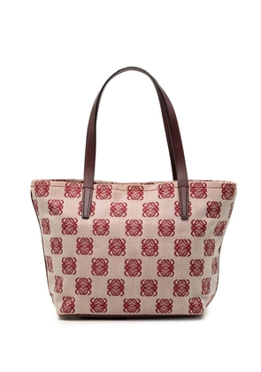 Loewe Pre-Owned 2009 Anagram Canvas tote bag - Red