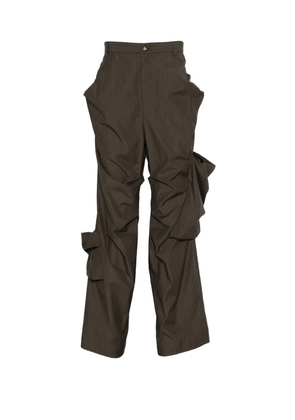 Vivienne Westwood Achilles pinstripe trousers - Green