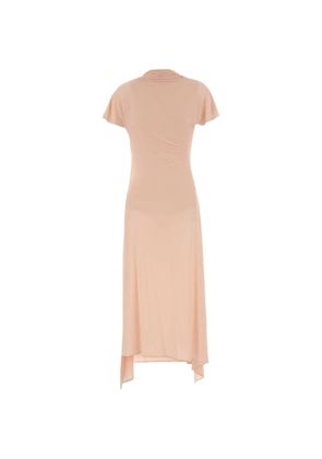 Magda Butrym scarf-detail midi dress - Pink