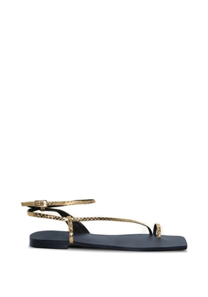 Johanna Ortiz Flamenco Echoes flat sandals - Gold