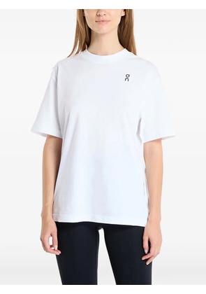 On logo T-shirt - White