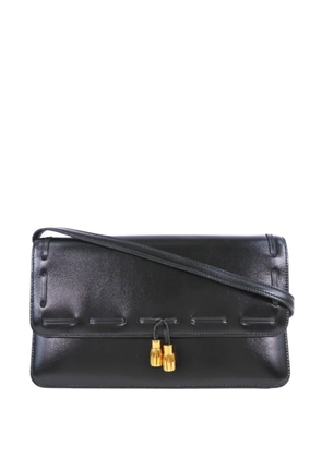 Hermès Pre-Owned 1985 Calfskin Tassel shoulder bag - Black