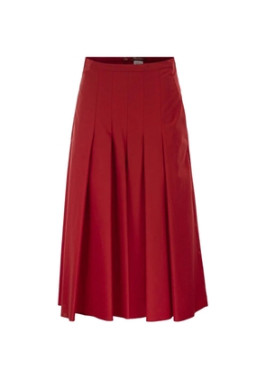 Max Mara pleated flared skirt