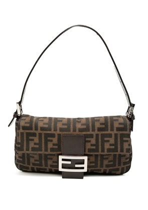 Fendi Pre-Owned 2000-2010 Zucca Canvas Baguette shoulder bag - Brown