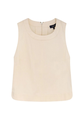 Soeur sleeveless round-neck top - Neutrals