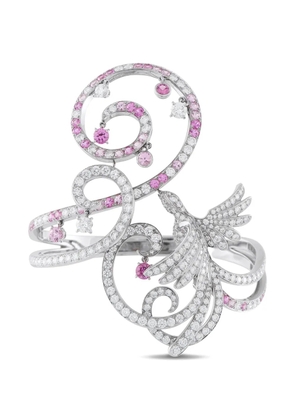 Van Cleef & Arpels Oiseaux de Paradis diamond and sapphire bracelet - Silver