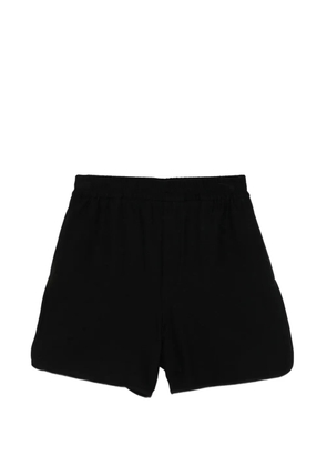 Emporio Armani patterned track shorts - Black