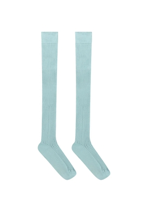 Valentino Garavani ribbed socks - Blue
