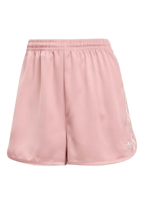 adidas trimmed short shorts - Pink