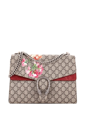 Gucci Pre-Owned Dionysus Bag Blooms Print GG Coated Canvas Medium shoulder bag - Brown