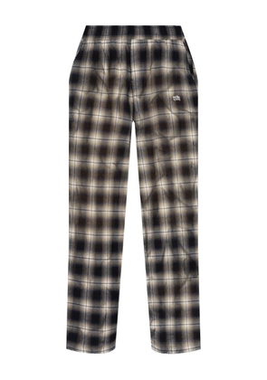 MISBHV plaid straigth-leg trousers - Black