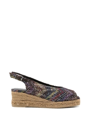 Missoni open-toe slingback sandals - Black