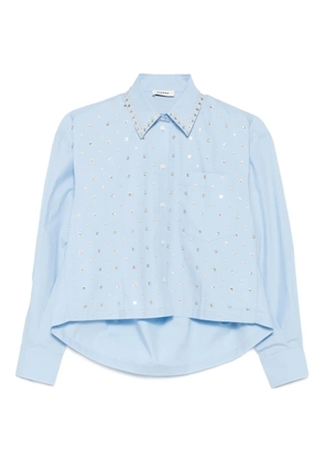 SANDRO embellished cotton shirt - Blue