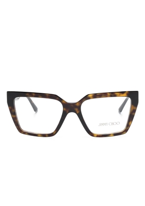 Jimmy Choo Eyewear butterfly-frame glasses - Green