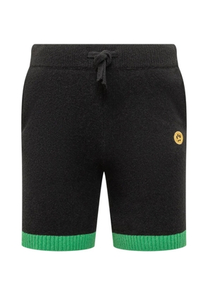 BARROW embroidered-detail shorts - Black