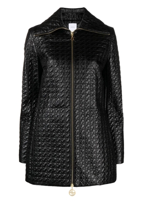 Patou JP-quilted zip-front jacket - Black