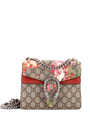 Gucci Pre-Owned Dionysus Bag Blooms Print GG Coated Canvas Mini shoulder bag - Brown