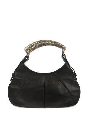 Saint Laurent Pre-Owned 1990-2000s Mombasa leather shoulder bag - Black