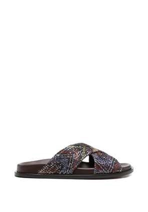 Missoni criss-cross-strap sandals - Black
