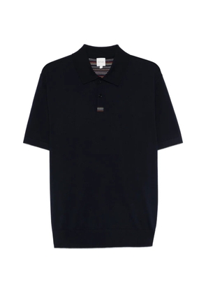 Paul Smith buttoned polo shirt - Blue