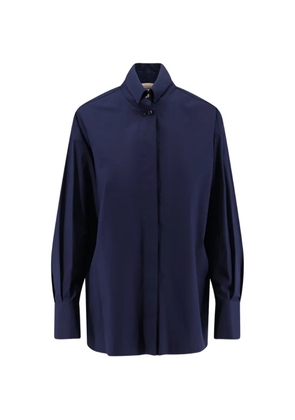 Semicouture cut-out button shirt - Blue