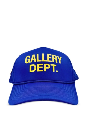 GALLERY DEPT. logo-patch trucker hat - Blue