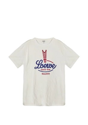 LOEWE logo-print T-shirt - White