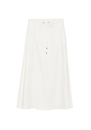 Lorena Antoniazzi drawstring midi skirt - White