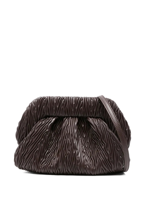 Themoirè medium Bios ruched shoulder bag - Brown