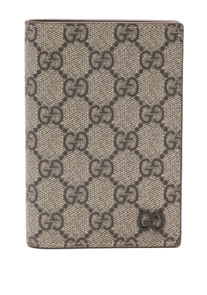 Gucci GG-monogram passport holder - Neutrals