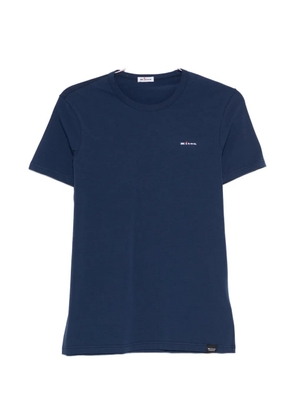 Kiton logo-embroidered T-shirt - Blue