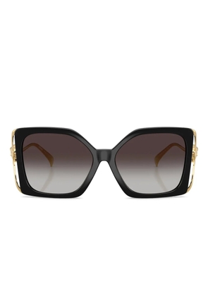 Versace Eyewear square-frame medusa sunglasses - Black