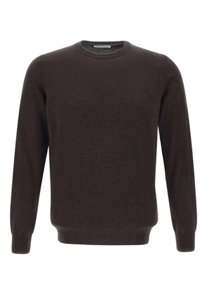 Kangra ribbed crew-neck sweater - Brown