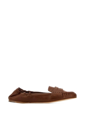 DSQUARED2 round-toe ballet flats - Brown