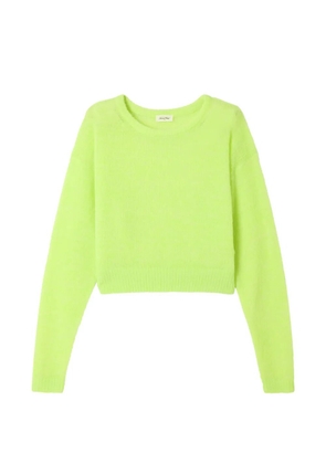 American Vintage Nuggy round-neck wool jumper - Green