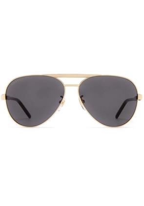 Gucci Eyewear pilot-frame sunglasses - Gold