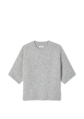 American Vintage Zolly short-sleeves sweater - Grey