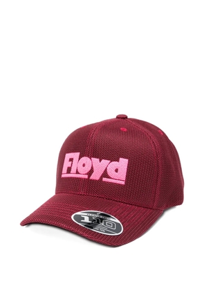 Floyd logo-embroidery baseball cap - Red