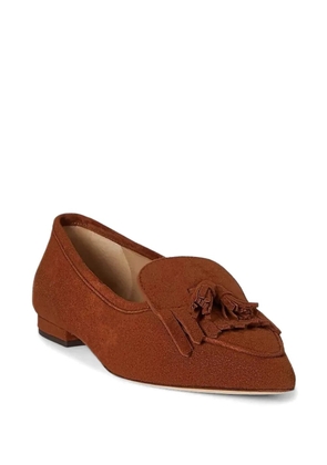 Lauren Ralph Lauren pointed tassel-detail pumps - Brown