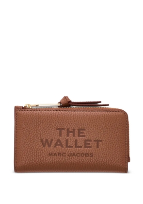 Marc Jacobs zip leather wallet - Brown