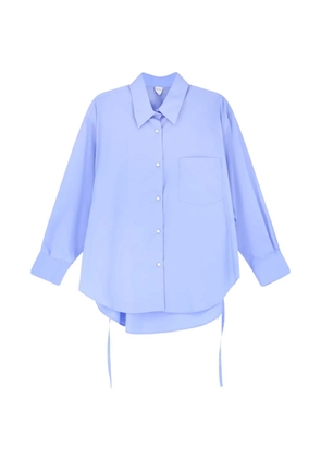 ASPESI patch pocket cotton shirt - Blue