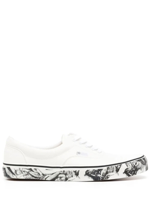 Undercover lace-up low-top sneakers - White