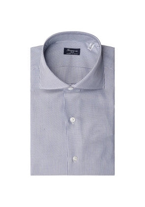 Finamore 1925 Napoli striped button-fastening shirt - Blue