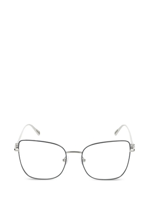 Longchamp geometic-frame glasses - Silver