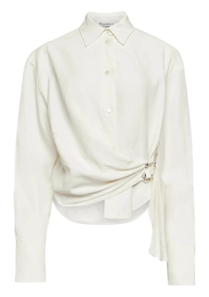 JW Anderson draped twisted shirt - White